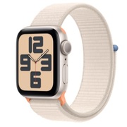 AppleWatchSE240mmAluminumCasewithStarlightSportLoop,MR9W3GPS,Starlight