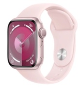AppleWatchSeries9GPS,41mmPinkAluminiumCasewithLightPinkSportBand-S/M,MR933