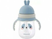 TritansippycupwithastrawKikkaBoo300mlPandaBlue