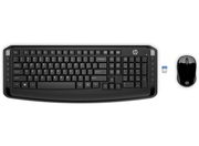 HPWirelessKeyboardandMouse300,Black