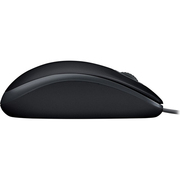 LogitechB110SilentOpticalMouse,1000dpi,Black,SilentClicksandScroll,Full-size,USB