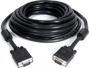 CableVGACC-PPVGA-15M-B,15m,PremiumVGAHD15M/HD15Mdual-shieldedw/2*ferritecore,Black