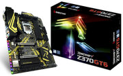 BiostarRACINGZ370GT6,Socket1151,Intel®Z370/(8thGenCPU),Dual4xDDR4-3866,CPUIntelgraphics,DVI,HDMI,3xPCIeX16,6xSATA3,RAID,2xM.2slot,ALC1220HDA,GbELAN,2xUSB3.1Gen2,1xUSB3.1/Type-C,4xUSB3.1,M.2Cooling,VividLEDDJ,ATX