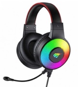 GamingHeadsetHavitH2013d,50mmdriver,20-20kHz,32Ohm,106dB,2.0m,3.5mm+USB,RGB,Black