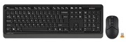 WirelessKeyboard&MouseA4TechFG1012S,FnKeys,SplashProof,SilentMouse,1xAA/1xAA,Black