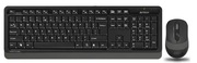 WirelessKeyboard&MouseA4TechFG1010S,FnKeys,SplashProof,SilentMouse,1xAA/1xAA,Grey