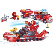 КонструкторBanbaoFireCar&Shipset-392blocks(8312)