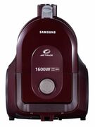 "VacuumcleanerSAMSUNGVCC4325S3W/SBW,1600Wpowerconsumption,350Wsuctionpower,1,3Ldustcontainercapacity,microfilter,Normal/Carpetbrush,crevicenozzle,upholsterynozzle,telescopictube,wine"