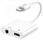 AudioAdapterRemaxType-Cto3.5mmAUX&Type-C,RL-LA11,White