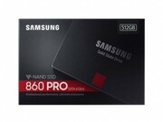 2.5"SSD512GBSamsungSSD860PRO,SATAIII,SequentialReads:560MB/s,SequentialWrites:530MB/s,MaxRandom4k:Read:100,000IOPS/Write:90,000IOPS,7mm,SamsungMJXController,512MBLPDDR4SDRAM,V-NAND2bitMLC