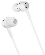 BorofoneBM36white(709707)AcuraUniversalearphoneswithmic,Speakerouterdiameter10MM,cablelength1.2m,Microphone,adaptedtocontrolAppleandAndroid