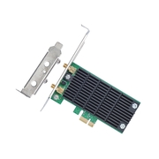 TP-LINKArcherT4EAC1200WirelessDualBandPCIExpressAdapter,867Mbpson5GHz+300Mpbson2.4GHz,802.11a/b/g/n/ac,2DualBanddetachableаntennas