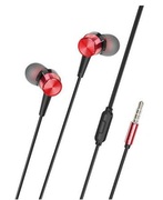 BorofoneBM52red(728913)Reveringwiredearphoneswithmicrophone,Speakerouterdiameter9MM,cablelength1.2m,Microphone