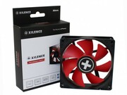 80mmCaseFan-XILENCEXPF80.R.PWMFan,80x80x25mm,1800rpm,<15dBa,21.8CFM,hydrobearing,4PinwithPWM,Black/Red
