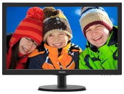 21.5"Philips"223V5QSB6",Black(IPS,1920x1080,14ms,250cd,LED10M:1,DVI,D-Sub)