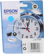 InkCartridgeEpsonT27124020,27XLDURABriteUltraInk,cyan