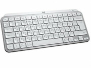 LogitechWirelessMXKeysMiniMinimalisIlluminatedKeyboard,LogitechUnifying2.4GHzwirelesstechnology,BluetoothLowEnergy,RechargeablewithUSBtypeC,PaleGrey(920-010502)