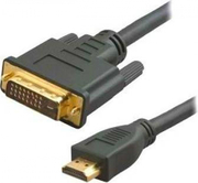 CableHDMI-DVIBrackton"Professional"DHD-BKR-0300.BS,3m,DVI-Dcable24+1toHDMI19pin,m/m,triple-shielded,betterpasticplug,dual-link,nylonsleeveblack/silver,goldencontacts,2ferrits,dustcaps