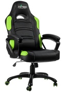 "GamingChairGamemaxGCR07,Maximumload125kg,Rockingmechanism,Black/Green.