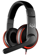 GamingHeadsetSVENAP-G007MV,40mmdrivers,20-20000Hz,32Ohm,108dB,210g.,3.5mm,Black/Red