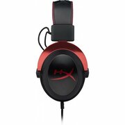 КомпьютернаягарнитураHyperXCloudII,53mmdriver,60Ohm,15-25000hz,98db,320g.,3.5mm/USB,Red