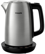 KettlePhilipsHD9359/90,Stainlesssteel,2200W,1,7l,concealedheatingelement,360°swivelbase,40-100°C,inoxblack