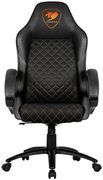 GamingChairCougarFUSIONBlack,Usermaxloadupto120kg/height145-180cm