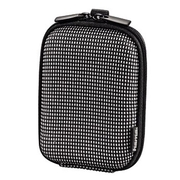 HAMAHardcaseTwoTone60LCameraBag,11x4x7cm,black/white(103753)