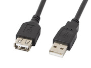 CableExtensionUSB2.0-1.8m-LANBERGAMale-AFemale,CA-USBE-10CC-0018-BK