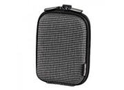 HAMAHardcaseTwoTone60LCameraBag,11x4x7cm,black/white(103753)