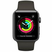 AppleWatch42mmSeries3GPS(MR362)/SPACEGRAYALUMINIUM+GraySportBand