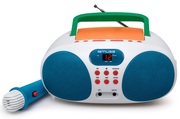 MUSEMD-203KMC,KIDSKaraoke,TunerFM,CD,White/Blue