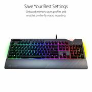 КлавиатураASUSROGStrixFlare(CherryMXBrown)BlackUSB