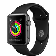 AppleWatch42mmSeries3GPS(MQL12)/SPACEGRAYALUMINIUM+BlackSportBand