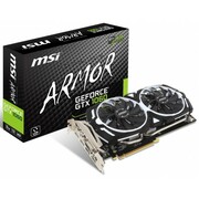 VideoCardMSIGeForceGTX1060ARMOR3GV1(1708/8008Mhz)DDR5(192bit),DualFanArmor2X,DVI+2xHDMI+2xDisplayPort,Retail