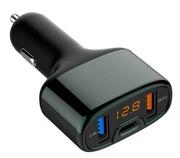 BlocalimentareinautomobilTellurCCY4QC3.032W,(2xUSB,1xType-C),argintiuTLL151171