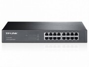 TP-LINKTL-SG1016D16-portGigabitDesktop/RackmountSwitch,1610/100/1000MRJ45ports,13-inchrack-mountablesteelcase