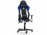 Gaming/OfficeChairDXRacerRacingGC-R90-INWZ1PlayStationmerch,Indigo/Black/White,PremiumPUleather,maxweightupto150kg/height165-195cm,Recline90°-135°,3DArmrests,HeadandLumbercushions,Aluminiumwheelbase,2"PUCaster,W-23.0kg