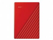 2.5"ExternalHDD2.0TB(USB3.0)WesternDigital"MyPassport",Red,Durabledesign,Passwordprotection+256-bitAEShardwareencryption