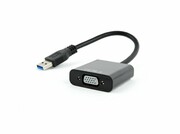 AdapterUSB3.0-VGAGembirdAB-U3M-VGAF-01,USB3toVGAvideoadaptercable,blister,Black