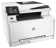 HPColorLaserJetProMFPM277nPrint/Copy/Scan/Fax,Upto18ppm,256MBRAM,600x600dpi,Upto30000p.,50-sheetADF,7.6cmtouchdisplay,PCL5c/6,Postscript3,USB2.0,Ethernet10/100/1000Base-TX,HPePrint,AppleAirPrint™,White