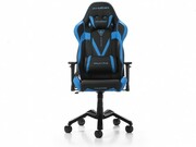 Gaming/OfficeChairDXRacerValkyrieGC-V03-NB-B1,Black/Blue,PremiumPUleather+Perforated&CarbonlookPVC,maxweightupto150kg/height165-195cm,Recline90°-135°,3DArmrests,Head&LumbarCushions,AluminiumSpider,3"PUCaster,W-23.7kg