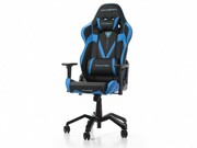 Gaming/OfficeChairDXRacerValkyrieGC-V03-NB-B1,Black/Blue,PremiumPUleather+Perforated&CarbonlookPVC,maxweightupto150kg/height165-195cm,Recline90°-135°,3DArmrests,Head&LumbarCushions,AluminiumSpider,3"PUCaster,W-23.7kg