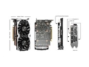 ВидеокартаZOTACGeForceGTX1060AMP!EditionV26GBDDR5X,192bit,1835/10000Mhz,DualFanIceStorm,1xDVI,1xHDMI,3xDisplayPort,LitePack