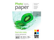 ColorWayDualSideMatteCoatedPhotoPaperA4,140g/m2,20pack