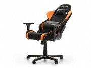 Gaming/OfficeChairDXRacerFormulaGC-F11-NO-H1,Black/Orange,PemiumFabric+PUleather,maxweightupto150kg/height145-180cm,Recline90°-135°,3DArmrests,HeadandLumbercushions,Aluminiumwheelbase,2"PUCaster,W-23kg