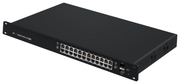 "UbiquitiEdgeSwitch24(ES-24-250W),24-PortGigabitRJ45,2-portsSFP,250W,SupportsPOE+IEEE802.3at/afand24VPassivePoE,Non-BlockingThroughput:26Gbps,SwitchingCapacity:52Gbps,Rackmountable(retelisticaswitch/сетевойкоммутатор)"