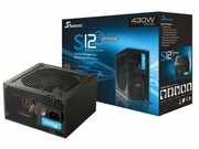 "PowerSupplyATX430WSeasonicS12II-430BronzeБлокпитания430ВтSeasonicS12II-430Bronze(SS-430GBActivePFCF3):Retail,стандартATX12V/EPS12V,активныйPFC(0.99);Фиксированныекабели;Разъёмы:MB(20+4pin),1xCPU(4pin),1xCPU(8pin),