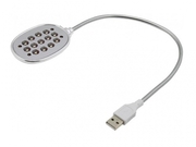NotebookLEDLampEsperanzaEA147W,6LEDS,Flexible17cm,USB,White