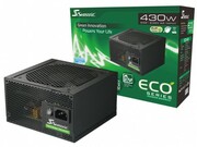 "PowerSupplyATX430WSeasonicECO-430SSR-430ST,80+BronzeБлокпитания430ВтSeasonicECO-430(SSR-430STActivePFCF3):Retail,стандартATX12V/EPS12V,активныйPFC(0.98);Фиксированныекабели;Разъёмы:MB(20+4pin),1xCPU(4pin),1xPCI-E(6